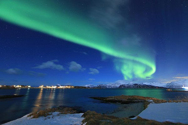 Northern lights Arctic