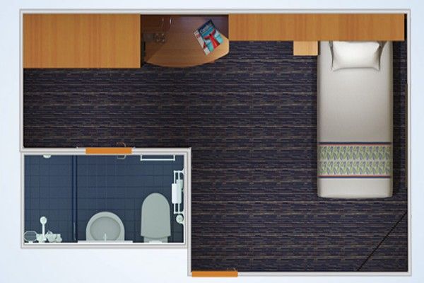 Interior Cabins with Connecting Doors