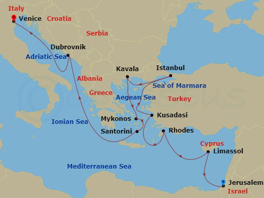 RSSC Luxury Mediterranean Cruise