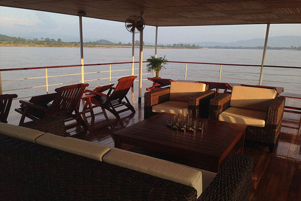 Laos Pandaw Observation Lounge