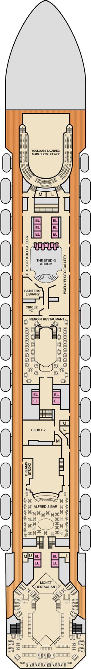 Deck 4 - Atlantic plan
