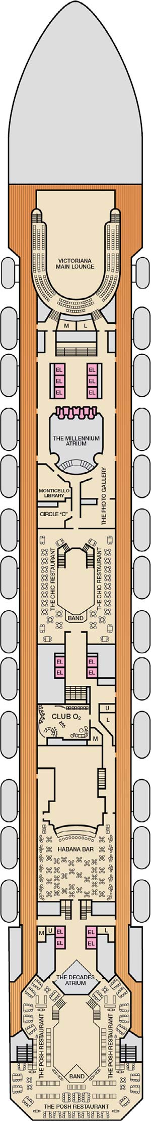 Deck 4 - Atlantic plan