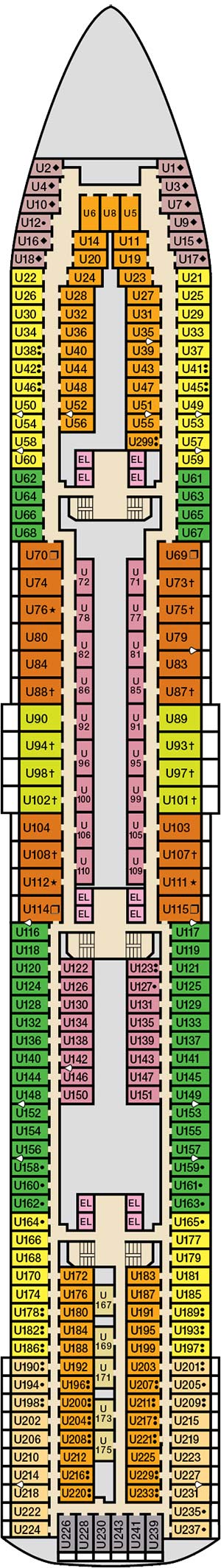 Deck 6 - Upper plan