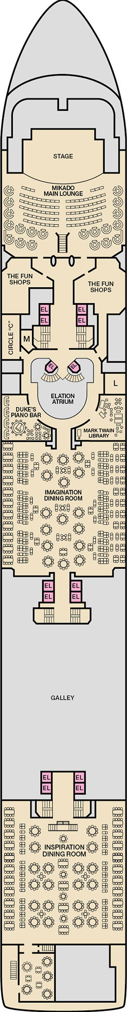 Deck 8 - Atlantic plan