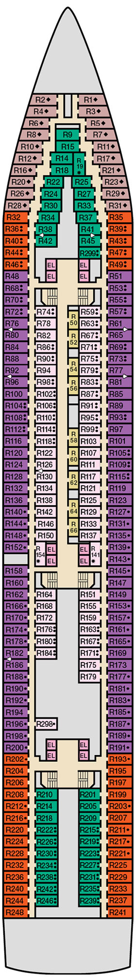 Deck 4 - Riviera plan