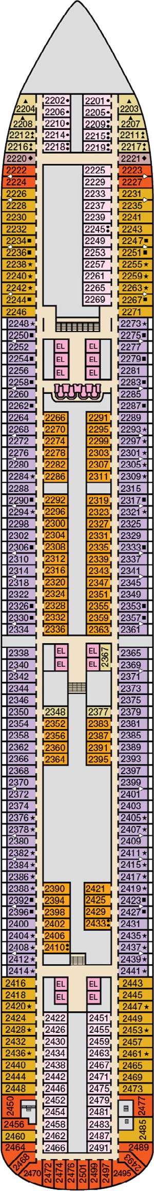 Deck 2 - Main plan