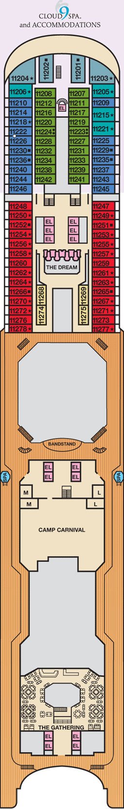 Deck 11 - Panorama plan