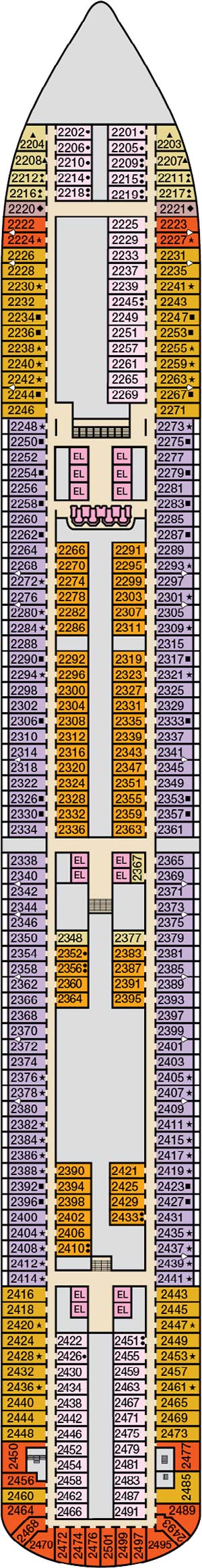 Deck 2 - Main plan
