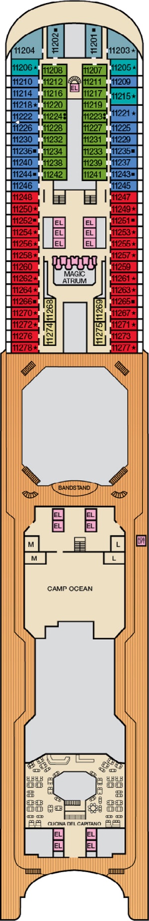 Deck 11 - Panorama plan