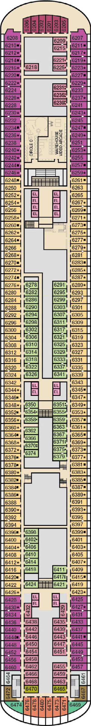 Deck 6 plan