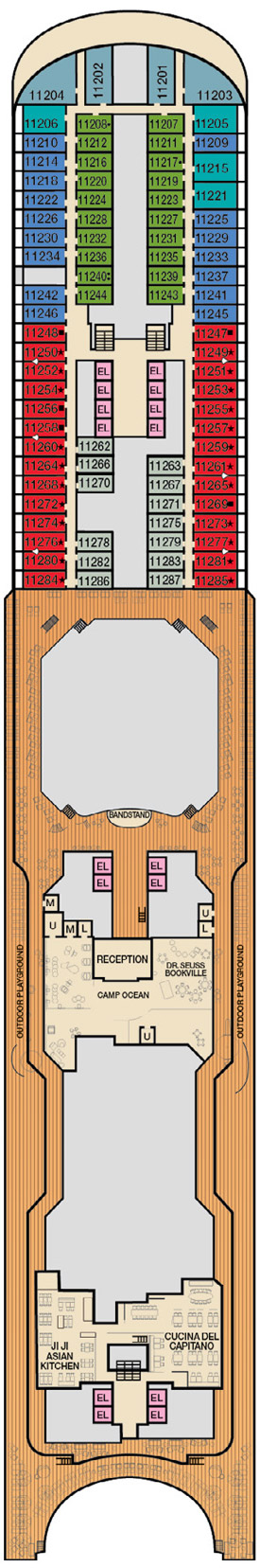 Deck 11 plan