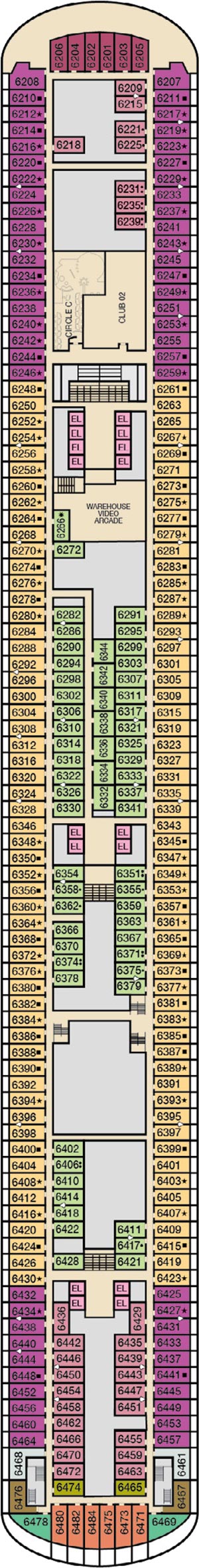 Deck 6 plan