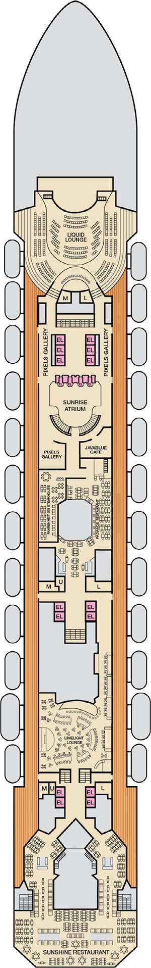 Deck 4 - Atlantic plan