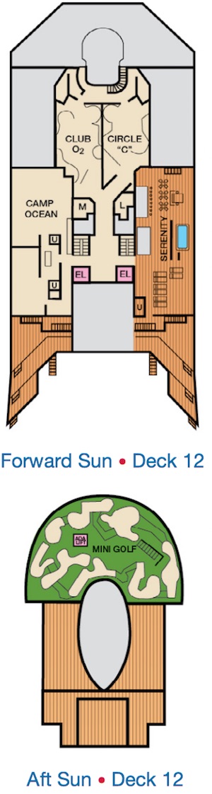 Deck 12 - Sun plan