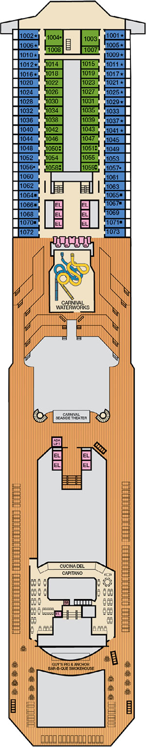 Deck 10 - Panorama plan