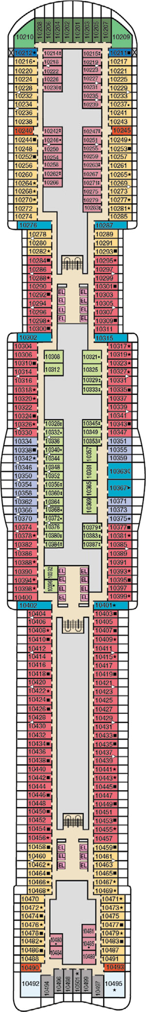 Deck 10 plan