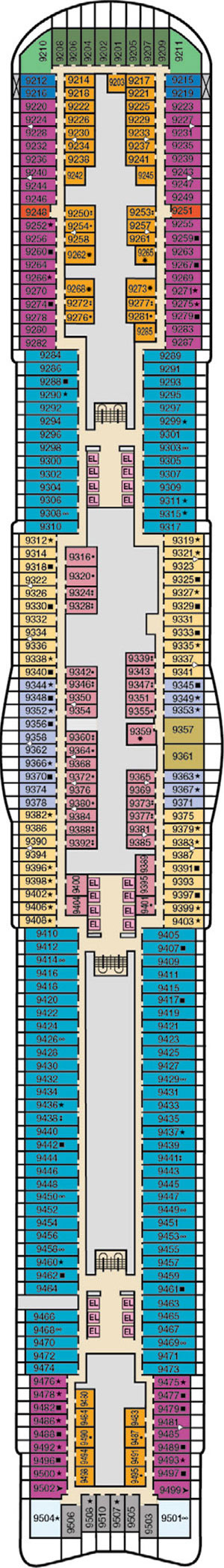 Deck 9 plan