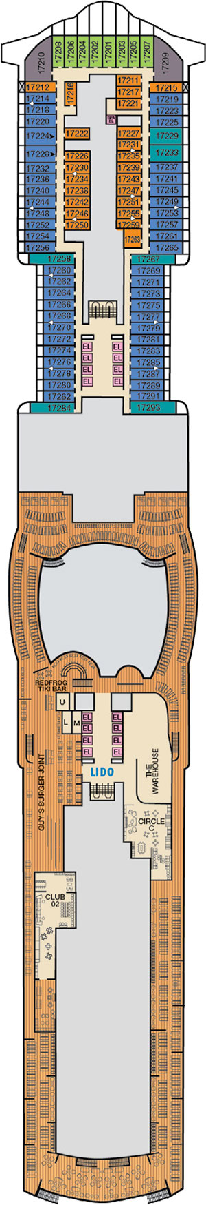 Deck 17 plan