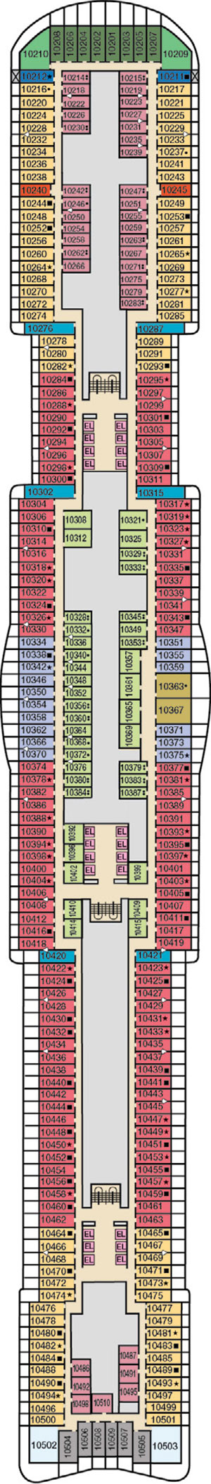 Deck 10 plan