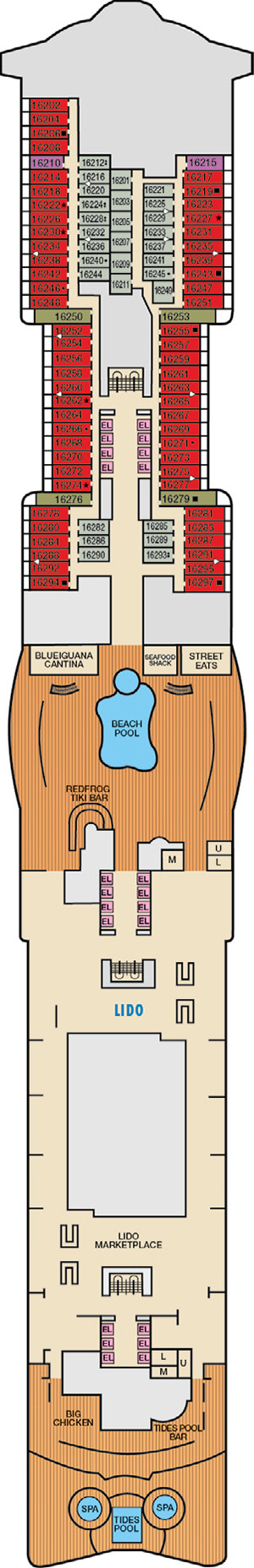 Deck 16 plan