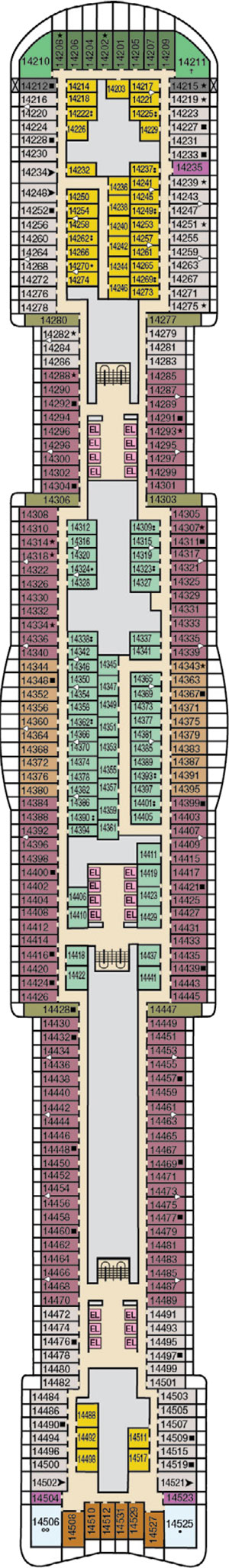 Deck 14 plan