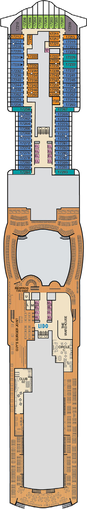 Deck 17 plan