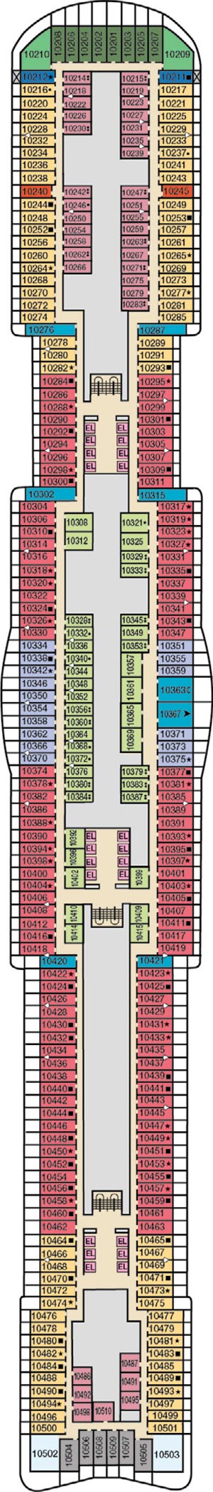 Deck 10 plan