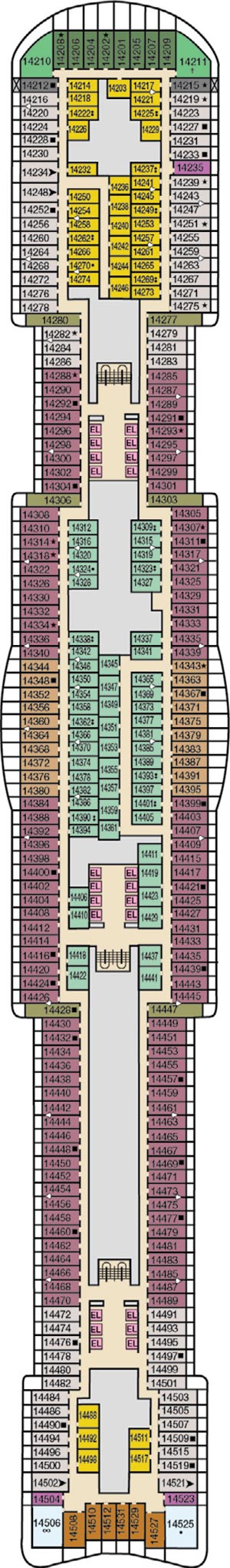 Deck 14 plan