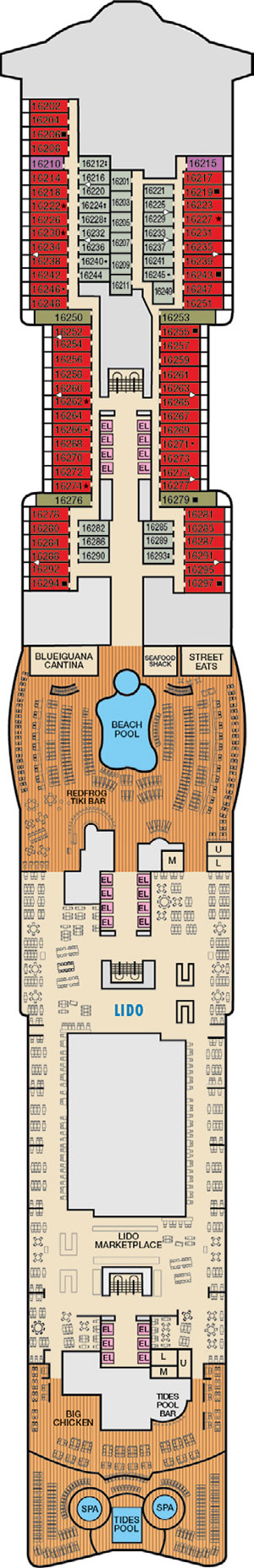 Deck 16 plan