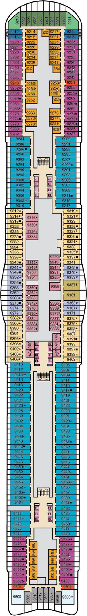 Deck 9 plan