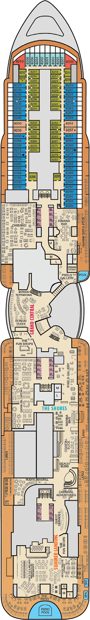 Deck 8 plan