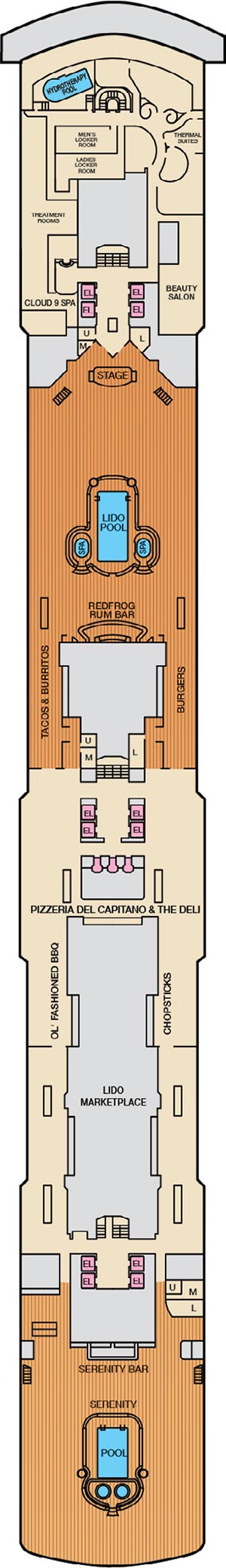 Deck 9 plan