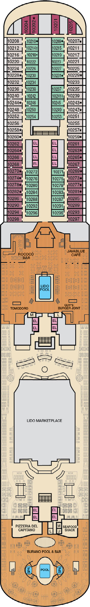 Deck 10 plan