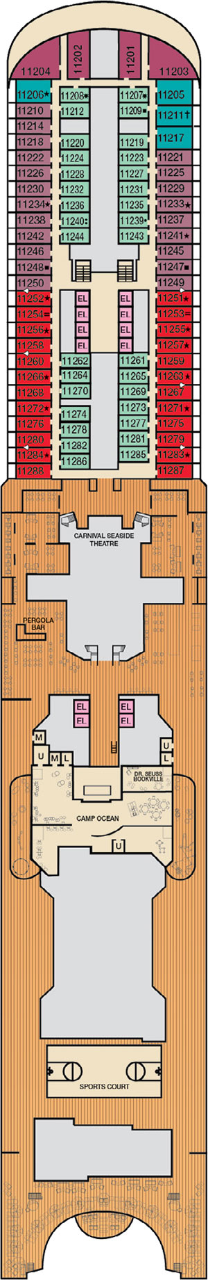 Deck 11 plan