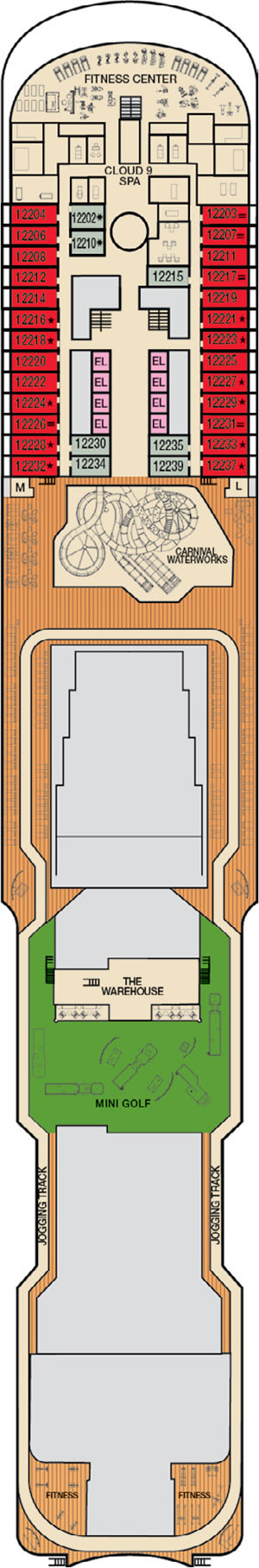 Deck 12 plan