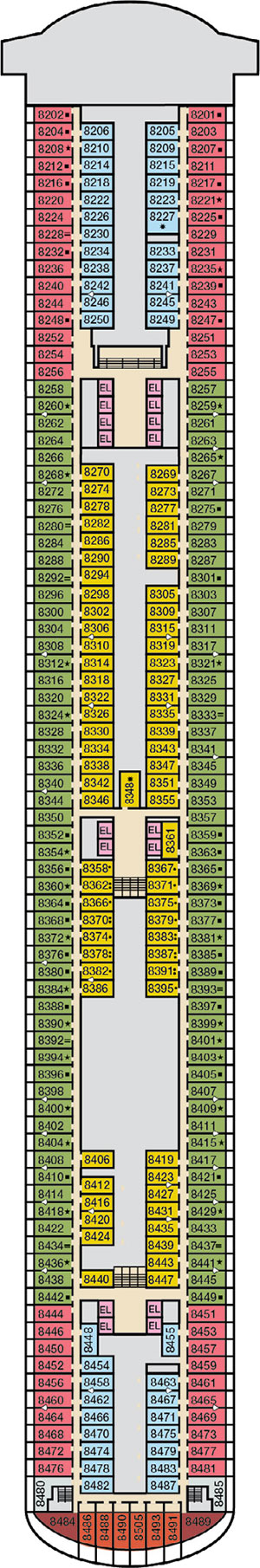 Deck 8 plan