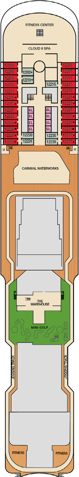 Deck 12 plan
