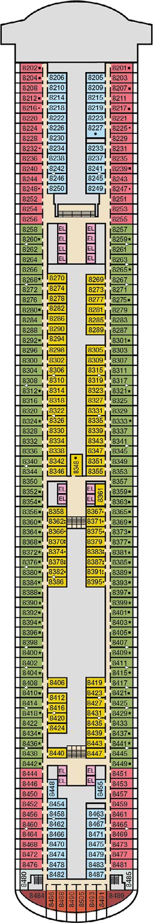 Deck 8 plan