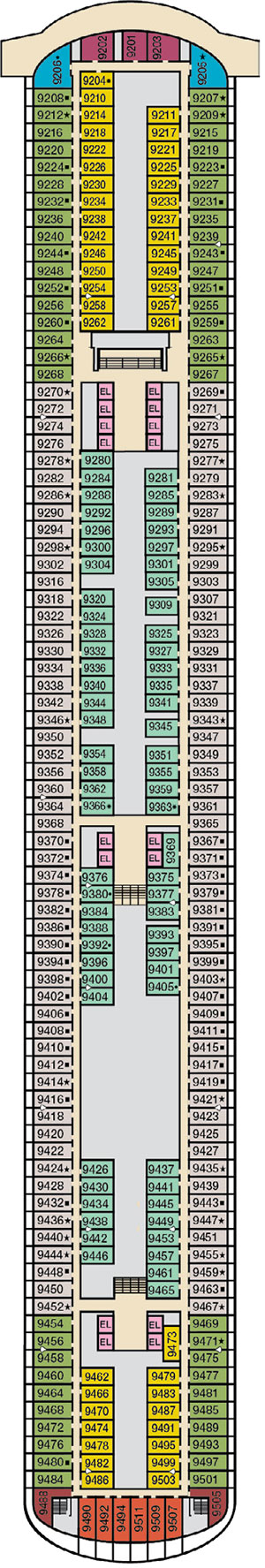 Deck 9 plan