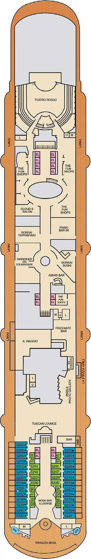 Deck 5 plan