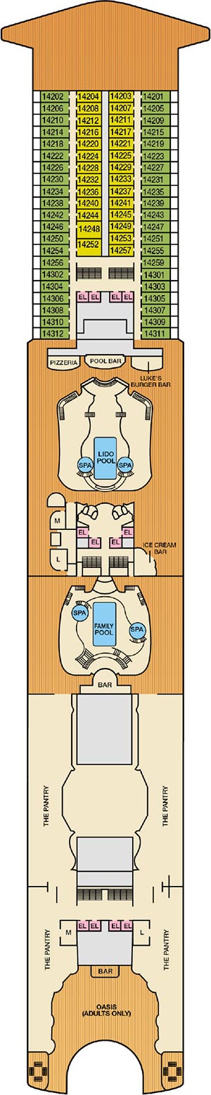 Deck 14 plan