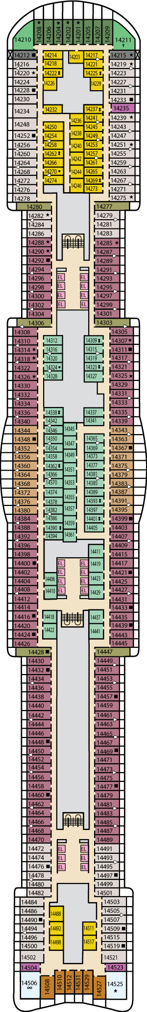 Deck 14 plan
