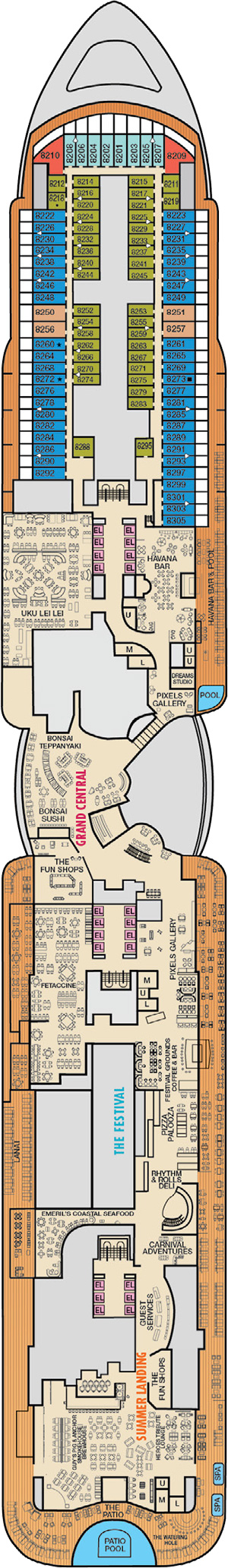 Deck 8 plan