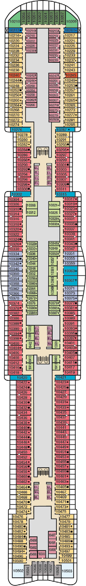Deck 10 plan