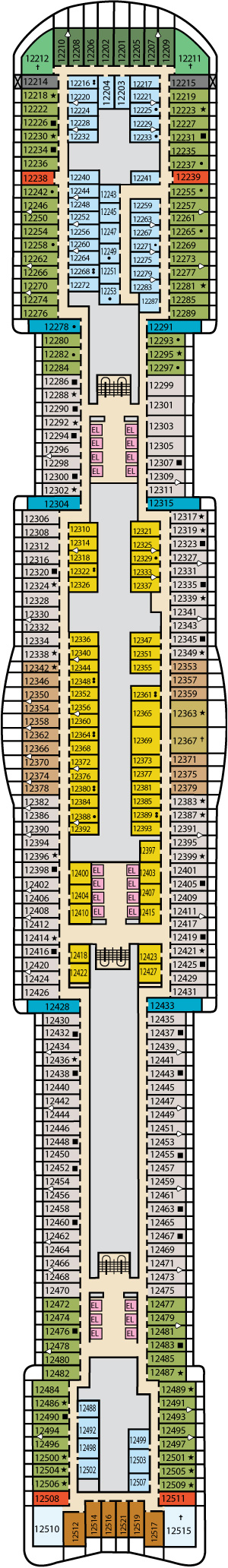 Deck 12 plan