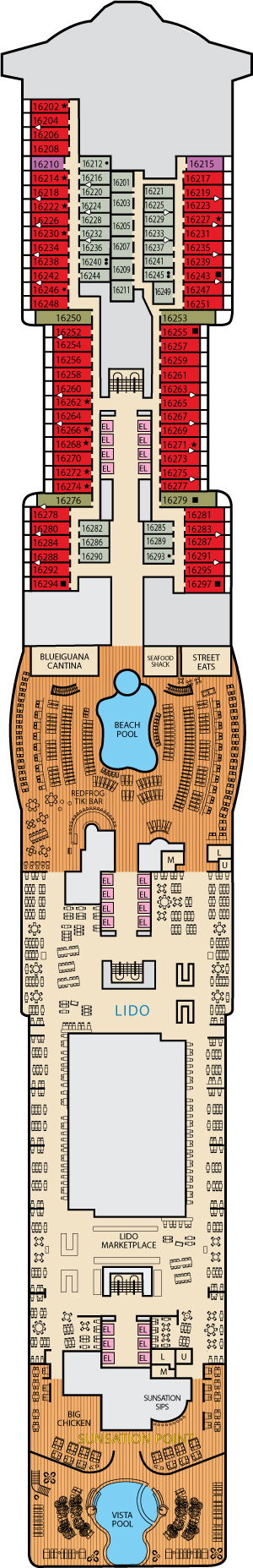 Deck 16 plan