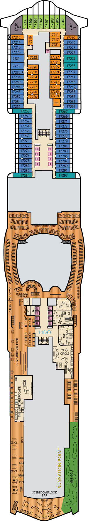 Deck 17 plan