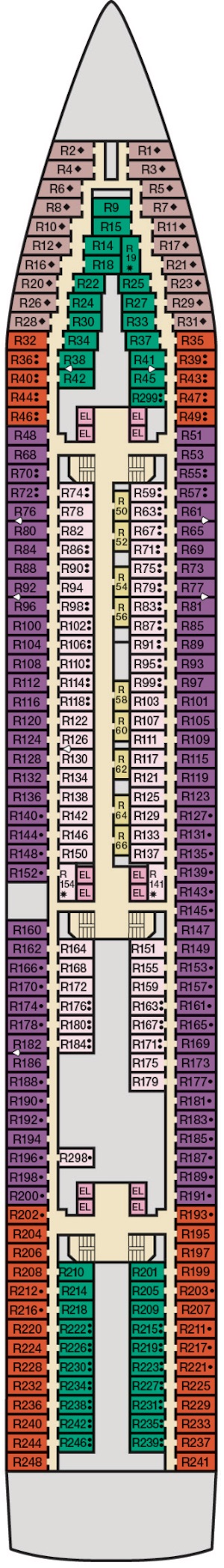 Deck 4 - Riviera plan