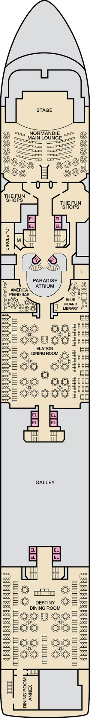 Deck 8 - Atlantic plan
