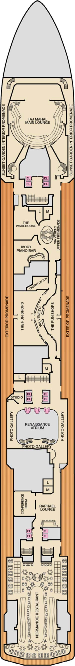 Deck 3 - Atlantic plan
